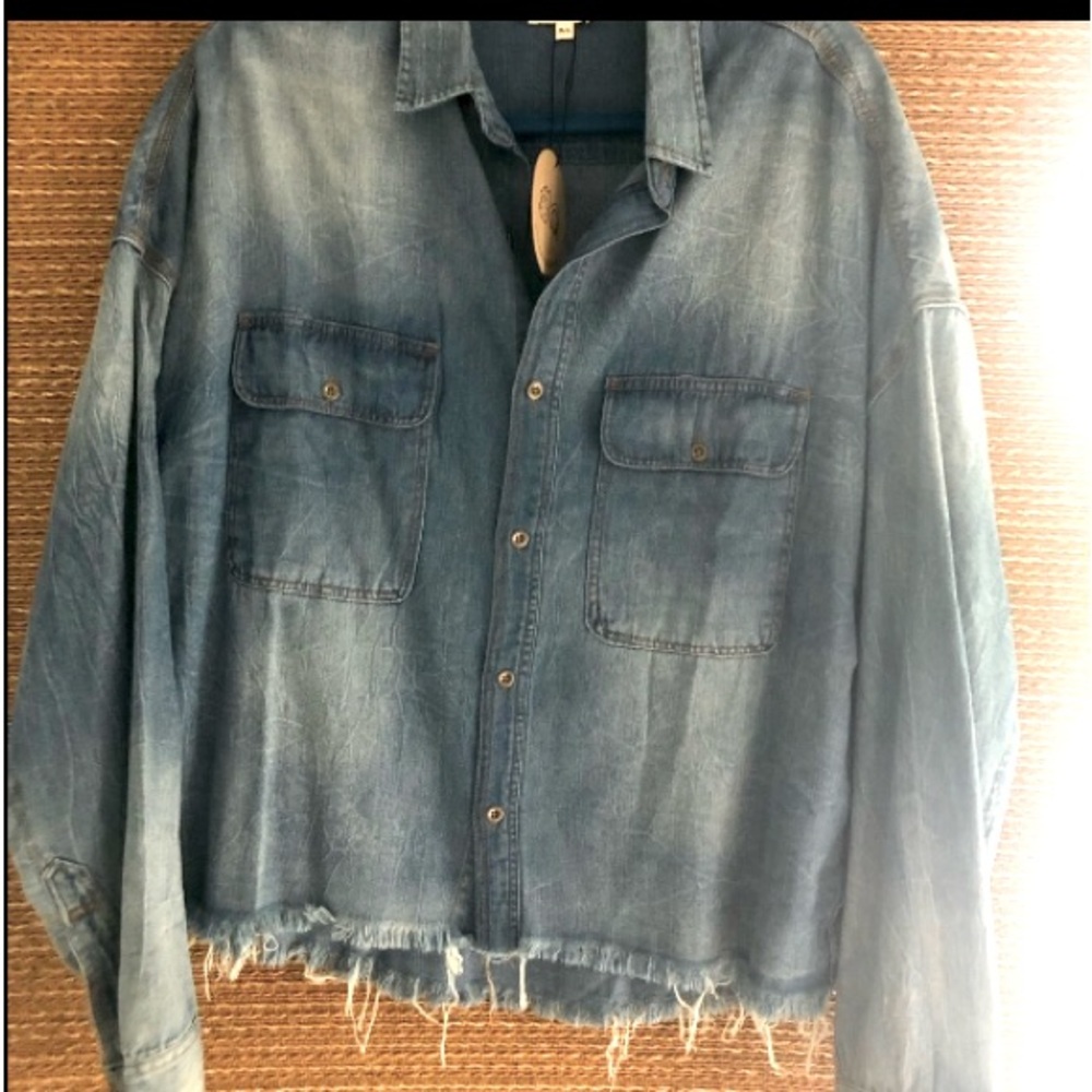 Aaron & Amber denim shirt